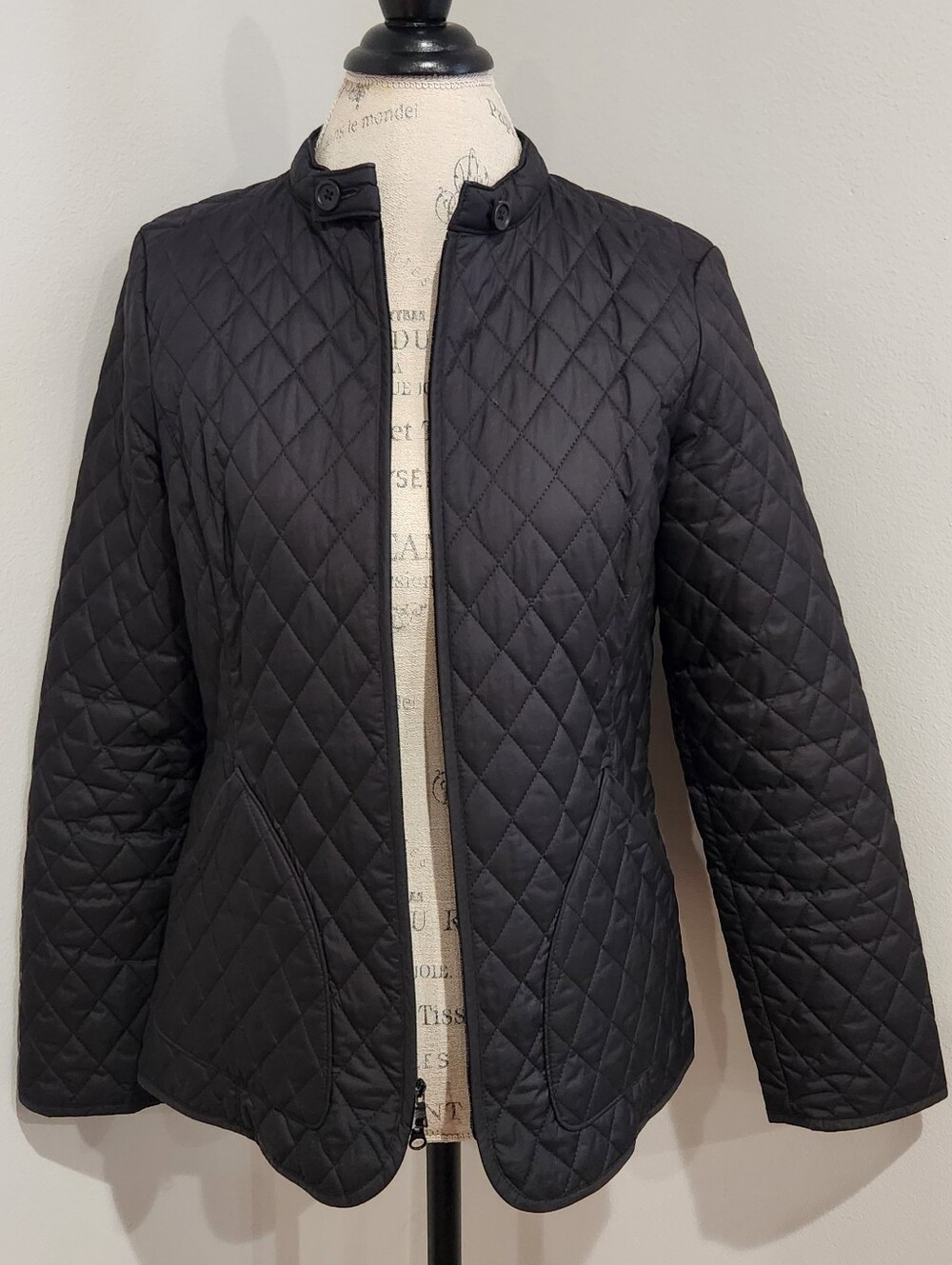 Banana Republic Classic Quilted Black Women's Jacket In M